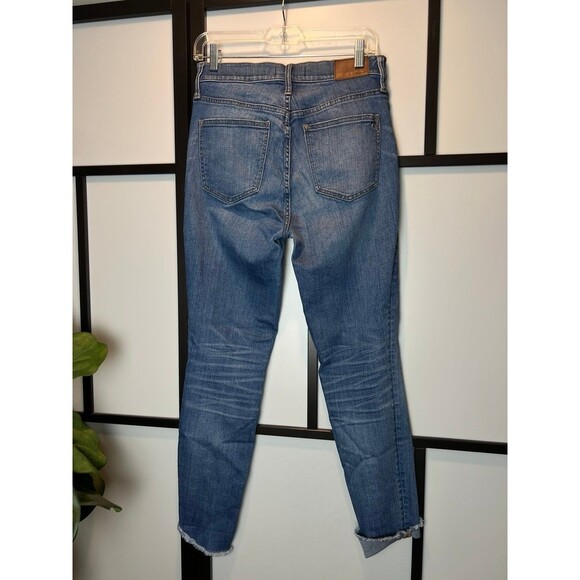 Madewell  10" High-Rise Skinny Jeans: Tulip-Hem Edition size 28 - Picture 5 of 10